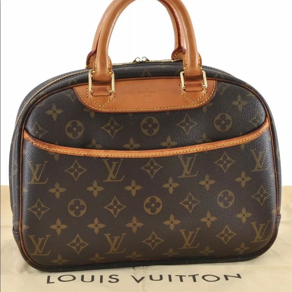 Luis Vuitton trouville monogram canvas handbag includes authentic strap - Picture 6 of 16
